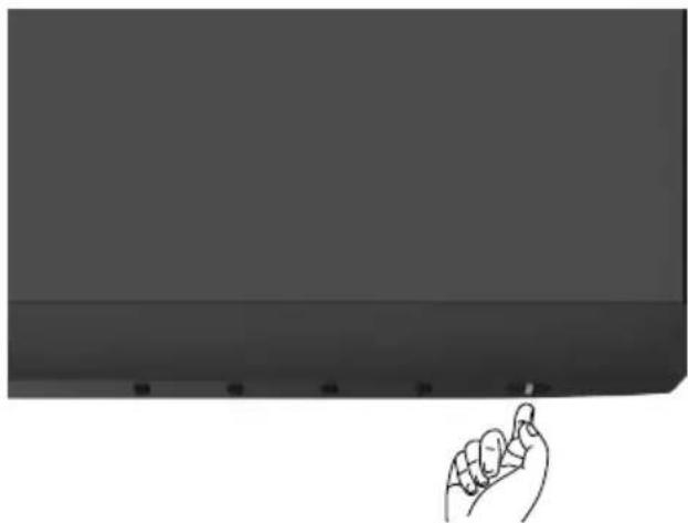 DELL S Series S2421NX - Monitor einschalten - 1
