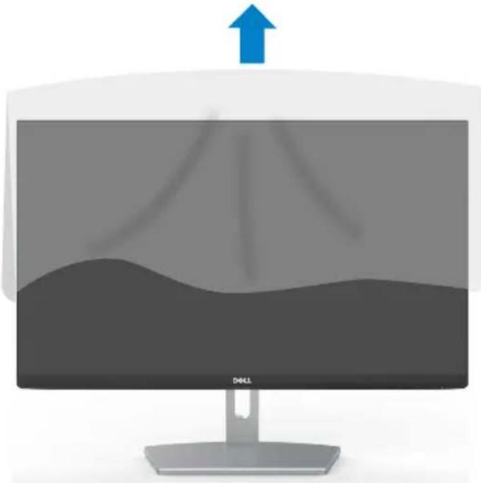 DELL S Series S2721NX - So befestigen Sie den Monitorständer: - 6
