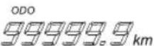 TVS Wego - a. Odometer/Trip meter/Digital clock - 1