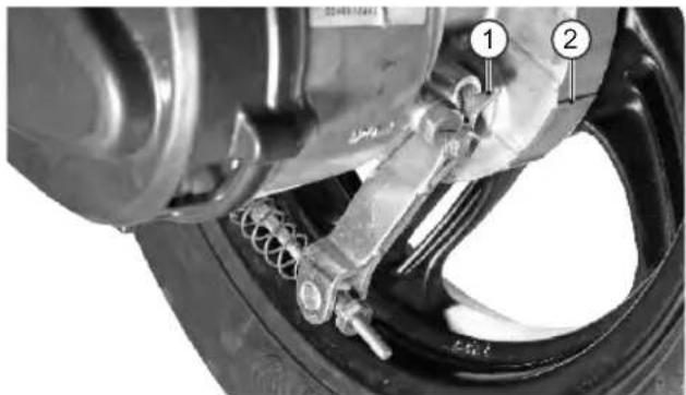 TVS Wego - Rear brake - 4
