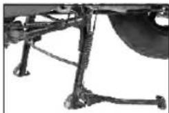 TVS Wego - PATENTED E-Z CENTRE STAND - 3