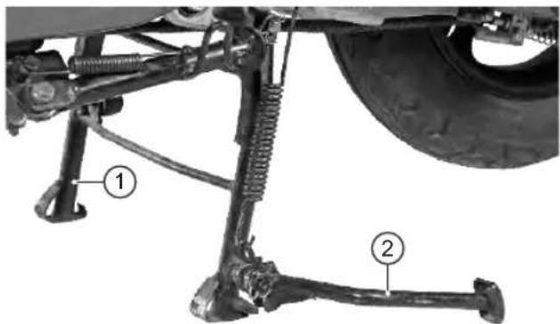 TVS Wego - PATENTED E-Z CENTRE STAND - 1