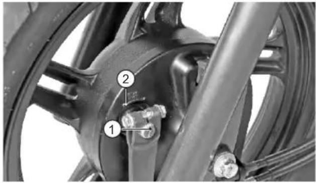 TVS Wego - Rear brake - 3