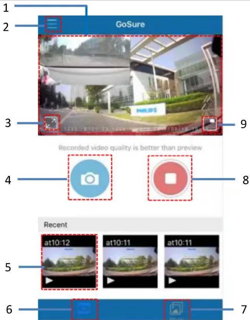 GoSure Recorded video quality is better than preview Recent at10:12 at10:11 at10:11 7