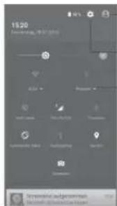 ALCATEL Pop 4+ - Schnelleinstellungsfeld - 1