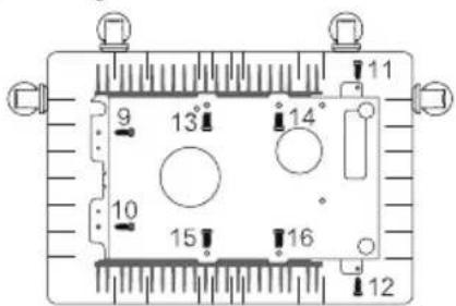 9 13° 14° 10 15 16 12 11