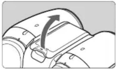 CANON 10x32 IS - Loading the Batteries - 1