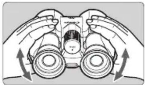 CANON 10x32 IS - Adjust the eyecup position. - 1
