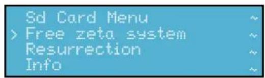 Wasp Delta 2040 Pro - Main menu - 2