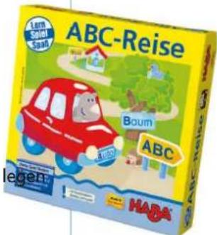 HABA ABC-Reise - Spielablauf: Spiel 1: Buchstabenpuzzelei (für 2 - 4 Kinder) - 1