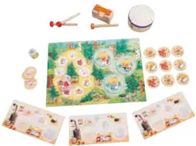 HABA Meine ersten Spiele Kling-Klang-Wald - 游戏准备: - 1