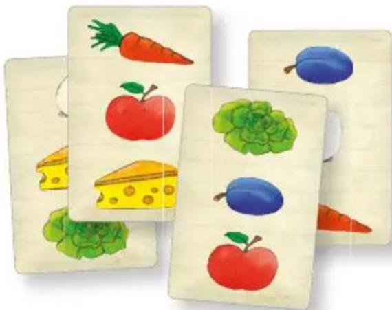 HABA Mein erster Spieleschatz - listas de la compra 3 discos de la granja - 1