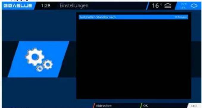 GigaBlue HD X3 - Inbetriebnahme der HDD - 4
