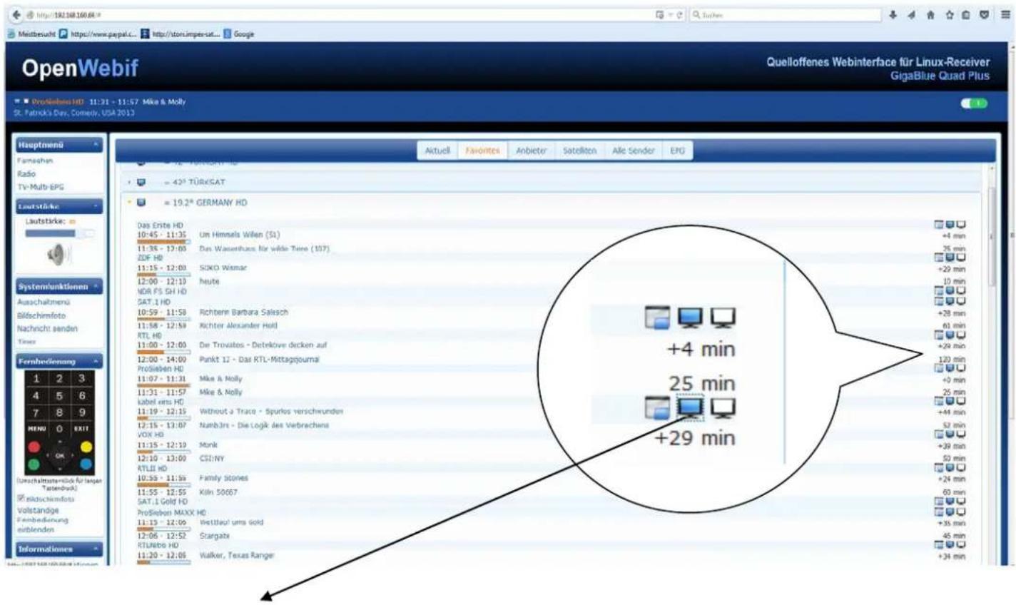 GigaBlue HD X3 - Web-IF - 1