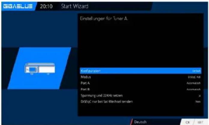 GigaBlue HD X3 - Startassistent 3 - 1