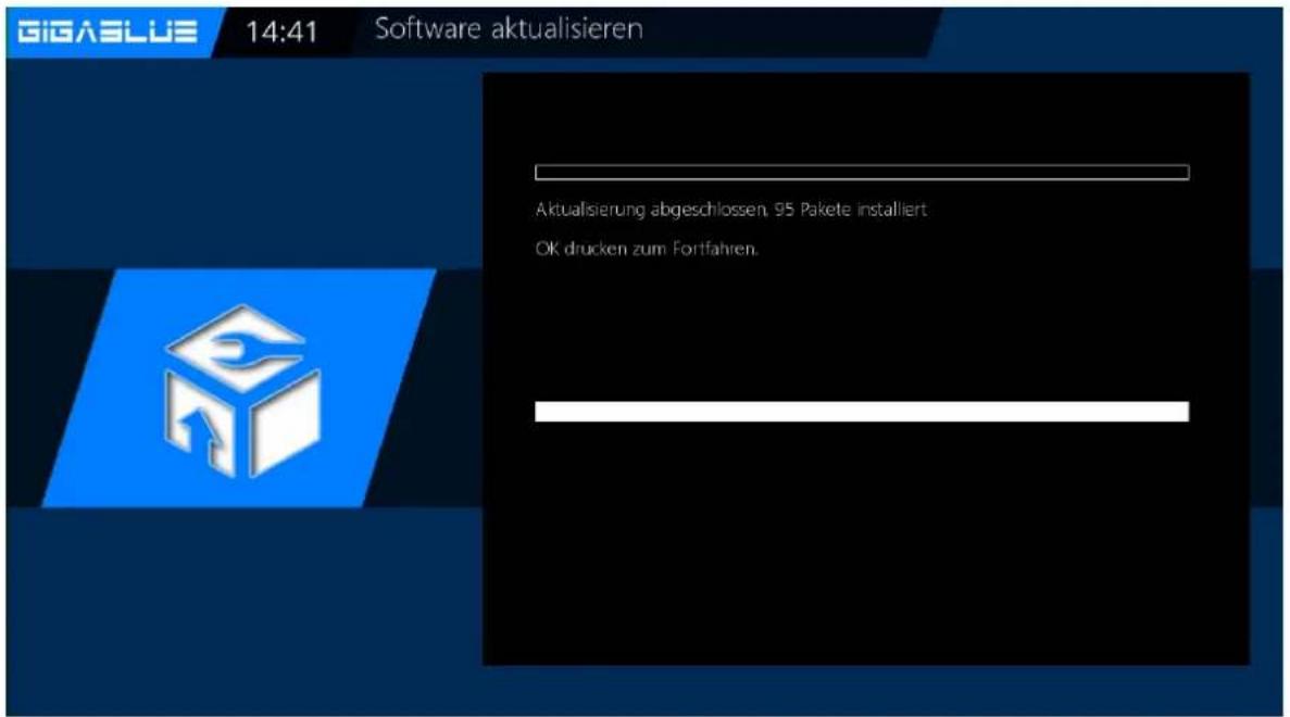 GigaBlue HD X3 - Software Update via Internet - 1