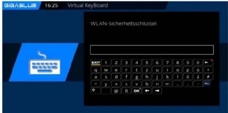 GigaBlue HD X3 - WLAN einrichten - 3