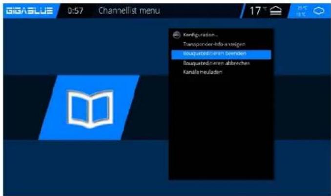 GigaBlue HD X3 - Kanäle hinzufügen - 1