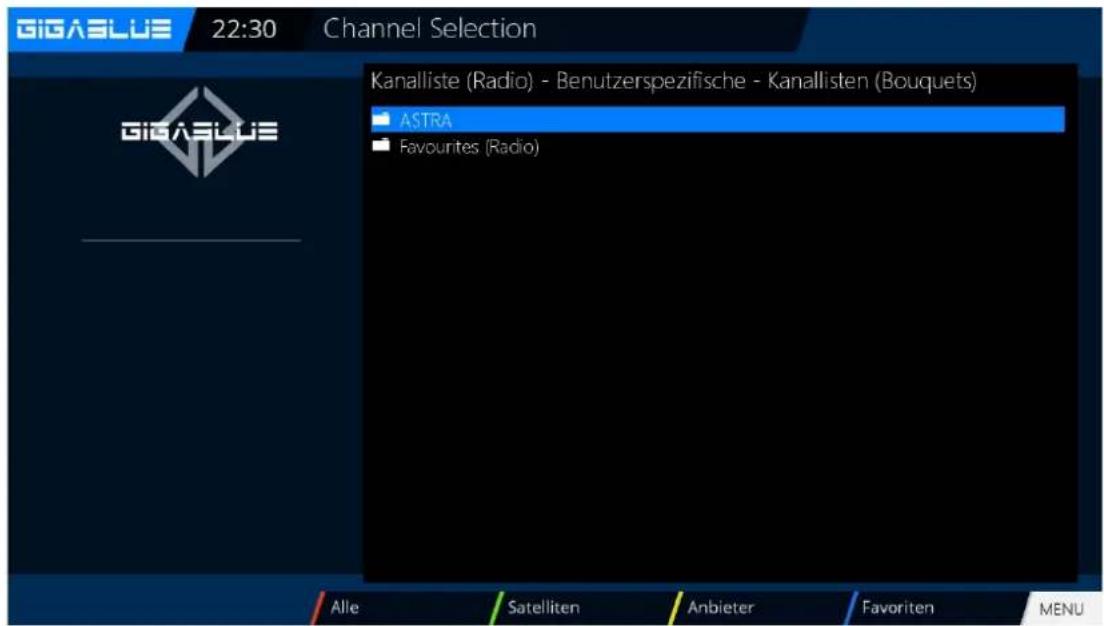 GigaBlue HD X3 - TV Radio Umschaltung - 1