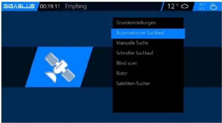 GigaBlue HD X3 - Wichtig!! Tuner muss konfiguriert sein, siehe Seite 49 und 50 - 2