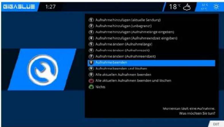 GigaBlue HD X3 - Sofort Aufnahme - 2