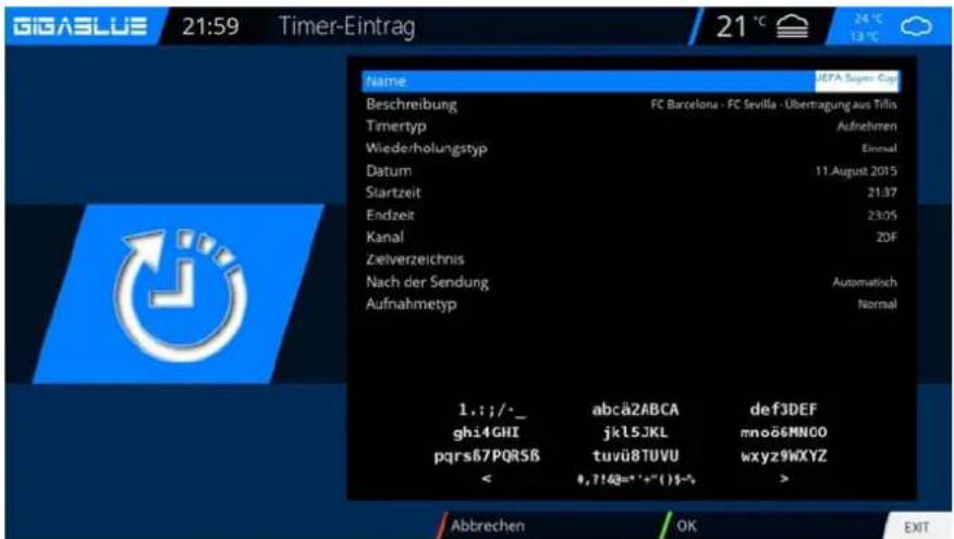 GigaBlue HD X3 - EPG - 2