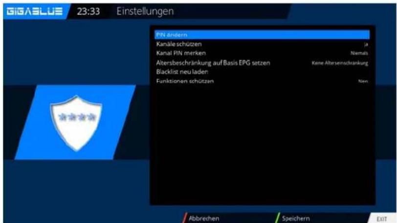 GigaBlue HD X3 - Kanäle sperren - 2