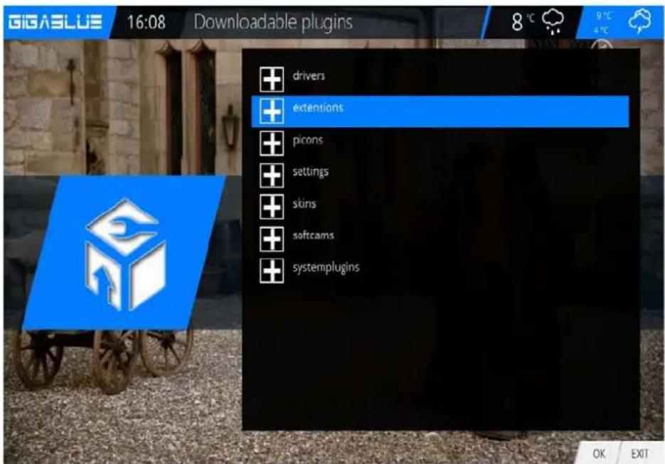 GigaBlue HD X3 - Benutzeroberfläche/Skin - 4