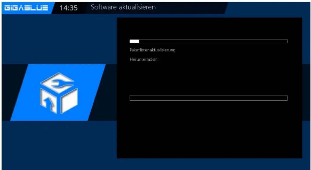 GigaBlue HD X3 - Software Update via Internet - 2