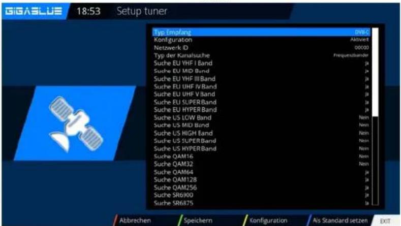 GigaBlue HD X3 - Kanalsuche DVB-T/T2 - 2