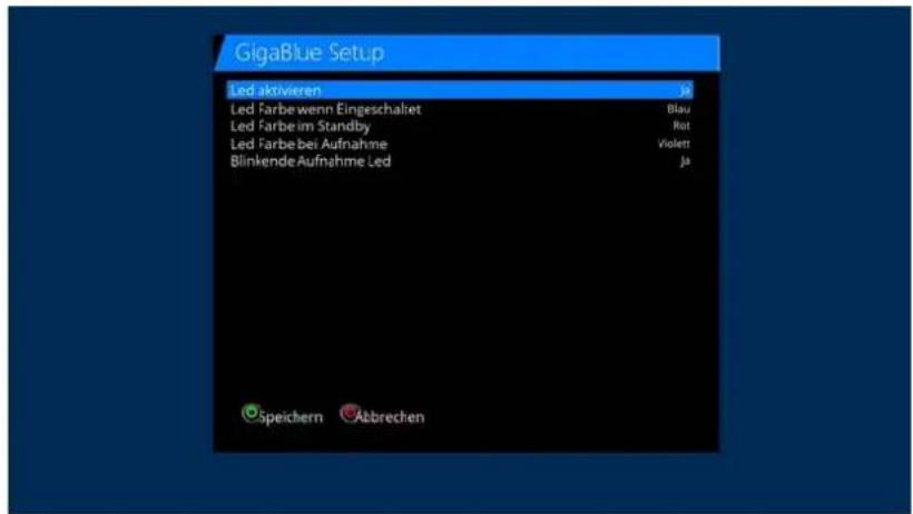GigaBlue HD X3 - Grundeinstellungen - 2