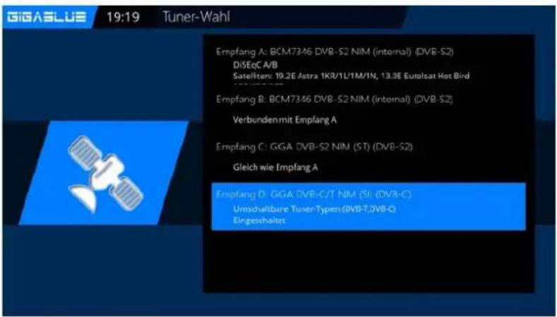GigaBlue HD X3 - Kanalsuche DVB-T/T2 - 1