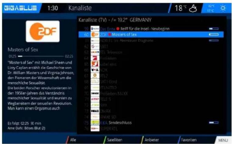 GigaBlue HD X3 - Sofort Aufnahme - 3