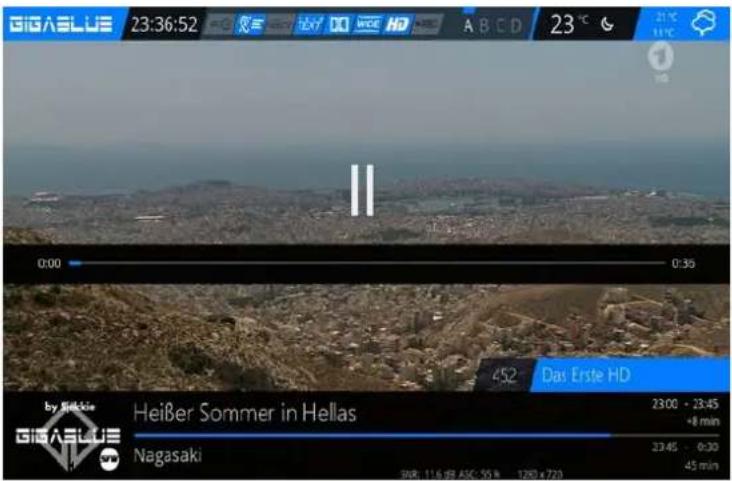 GigaBlue HD X3 - Marker (Bookmarks) setzen - 1