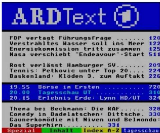 GigaBlue HD X3 - Videotext - 1
