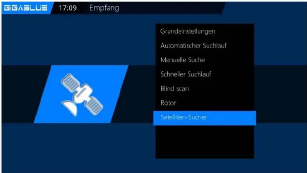 GigaBlue HD X3 - SAT Finder - 1