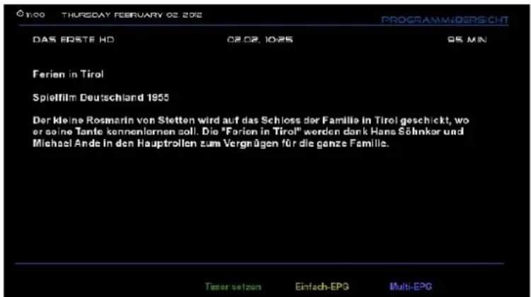 GigaBlue HD 800 SE - EPG - 1