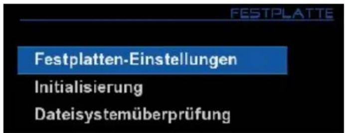GigaBlue HD 800 SE - Inbetriebnahme der HDD - 1