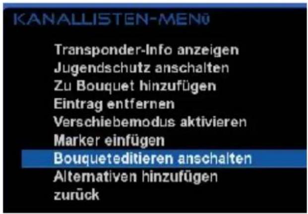 GigaBlue HD 800 SE - Kanäle hinzufügen - 1