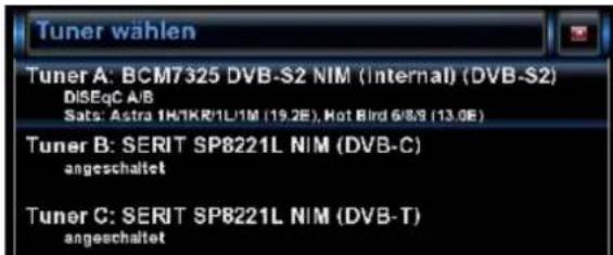 GigaBlue HD 800 SE - Kanalsuche DVB-C - 1