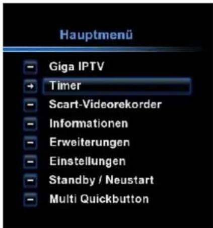 GigaBlue HD 800 SE - Timer löschen - 1