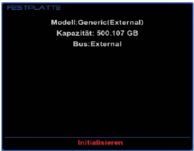 GigaBlue HD 800 SE - Festplatten Betrieb - 4