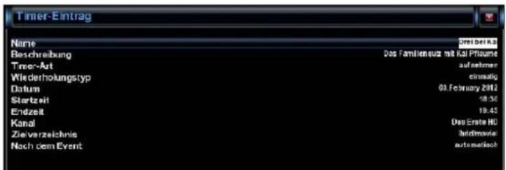 GigaBlue HD 800 SE - EPG Aufnahme - 2