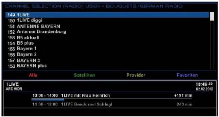 GigaBlue HD 800 SE - TV Radio Umschaltung - 1