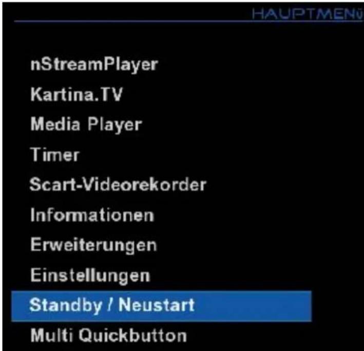 GigaBlue HD 800 SE - Ein- Ausschalten - 1