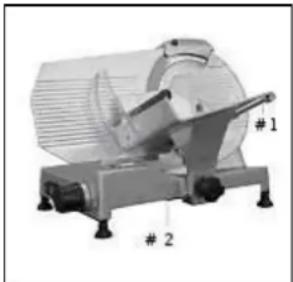 Essedue 220AF - Lubrificating the food chute sliding rod - 1