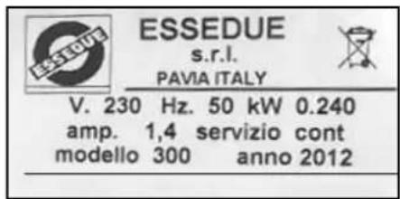 Essedue 220AF - Slicer Data - 1