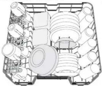 INDESIT DIC3B+16A - ŁADOWANIE KOSZY - 1