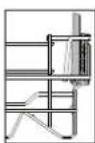 INDESIT DIC3B+16A - REGULACJA WYSOKOŚCI GÓRNEGO KOSZA - 2