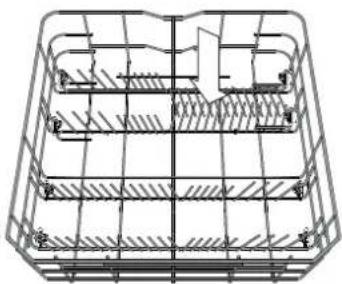 INDESIT DIC3B+16A - LOWER RACK - 2